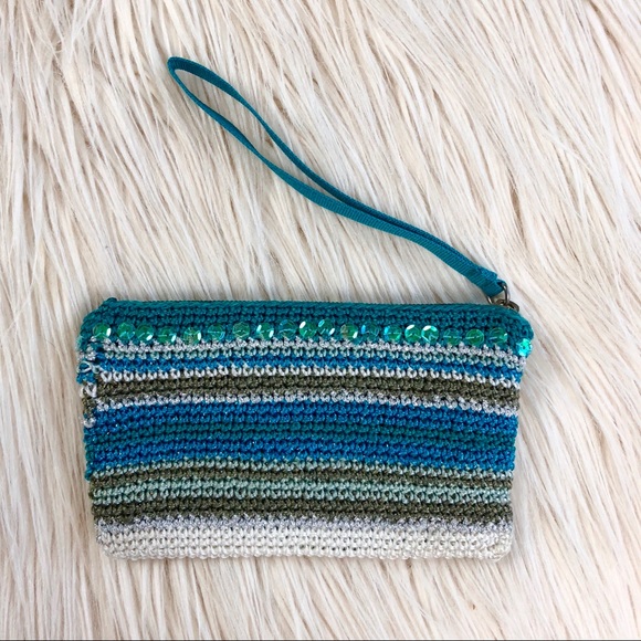 [Old Navy] Sparkle & Striped Wristlet - Picture 3 of 6